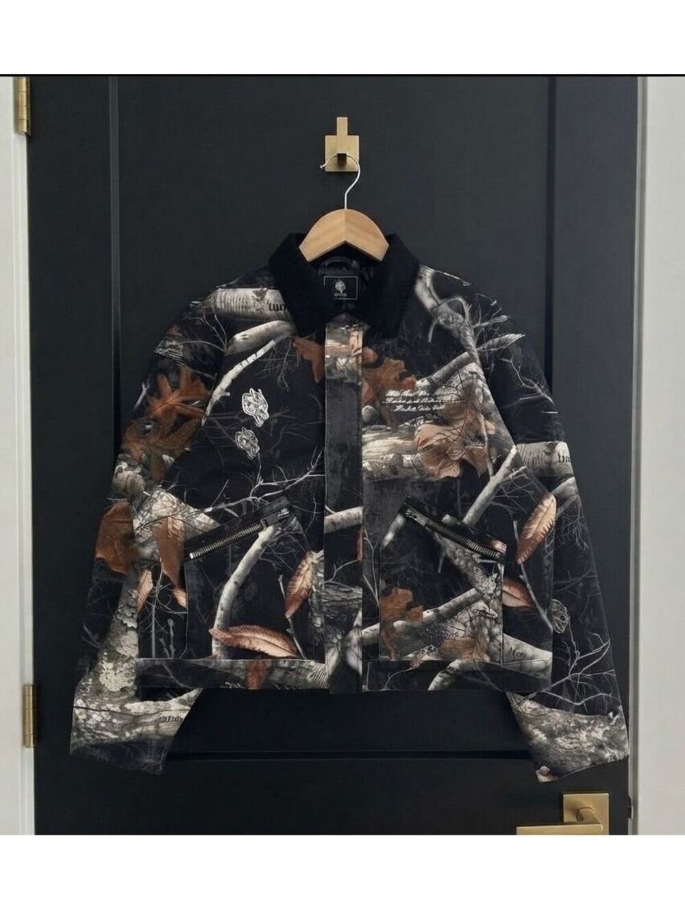Darc Sport x Our Lane Earl Jacket In Darc Woodland Camo (M)